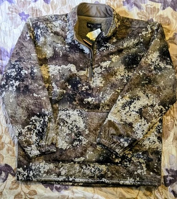 Pulôver de lã True Timber TrueSuede - Camuflagem grande à prova de vento Strata Bowhunter - Imagem 1 de 4