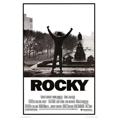 Global Prints Rocky Movie Poster – Classic Boxing Film Wall Art, Vintage Sylvest - Image 1 of 4