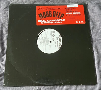 Mobb Deep feat. Lil Jon Real Gangstaz 12" single NM 2004 Jive Pressing - Image 1 of 2
