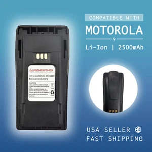 Li-ion 2500mAh Battery for NNTN4497 4970 Motorola Radios CP150 CP200 EP450 PR400 - Picture 1 of 12
