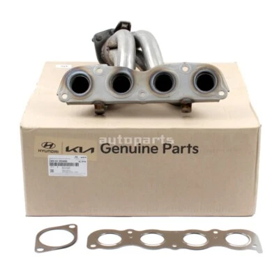 Colector de escape genuino y juntas 3 piezas - 1 juego para Elantra Forte Soul 2012-2018 Foto 1 de 4