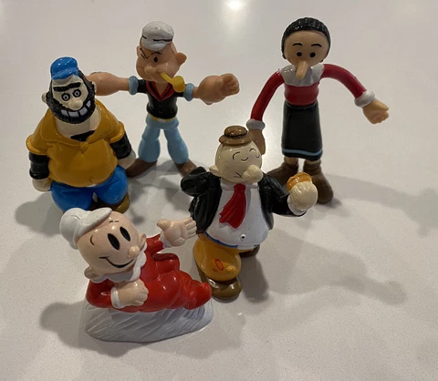 Popeye the Sailorman by Artoy 1993 and KFS Toys 2”-3” Figurine Collection Cover