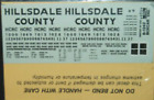 Herald King Decals HO #B-1242 Decals for Hillsdale County Orange 50' Boxcar