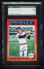 1975 O-Pee-Chee Mark Belanger #74 SGC 96 MINT 9