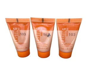 3 x Rimmel 15ml Foundation Tubes Mini Travel Liquid BB Cream Joblot - Picture 1 of 23