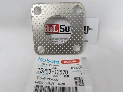 NEW GENUINE KUBOTA EXHAUST MANIFOLD MUFFLER GASKET 15263-12370 D1005 D1105 D722