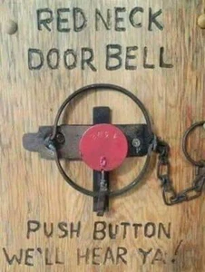 Funny Redneck Hillbilly Boor Bell Refrigerator / Tool Box Magnet - Picture 1 of 1