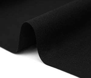 Black Calico Fabric 100% Cotton Craft Material 150cm Wide Medium Weight 155GSM - Picture 1 of 2