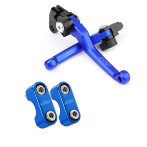 Pivot Brake Clutch Levers/Handlebar Hand Bar Clamping Cover For YAMAHA YZ80 YZ85 - Picture 1 of 15