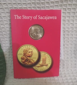 SACAJAWEA, The Story of FOLDER -W/COIN and STORY,2000- VERY GOOD-Take a L@@K - Bild 1 von 3
