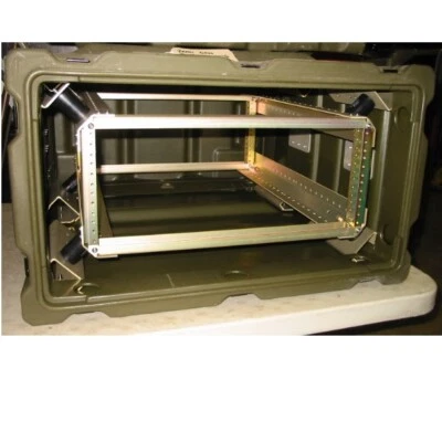 Estuche rígido rotomoldeado electrónica montaje en rack 04U x25 Zero Warrior montaje en choque Foto 1 de 4