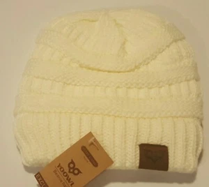NEW YOOWL Exclusives Knits Beanie Hat Thick Soft Winter Unisex Warm Hat - Picture 1 of 4