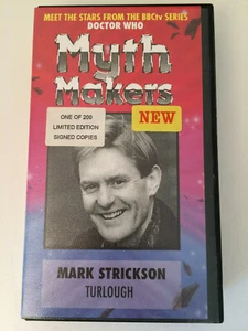 SELTEN Doctor Who: Mark Strickson Turlough 1 von NUR 200 limitierte Ausgabe signierte Exemplare JP - Bild 1 von 3
