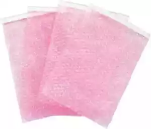 Pack of 100 - 130mm x 180mm Anti Static Plain Bubble Wrap Bags Pouches/Envelopes - Picture 1 of 4