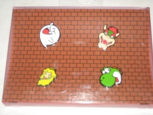 SUPER MARIO PIN SET x4 ghost bowser yoshi princess peach NEW - Picture 1 of 3