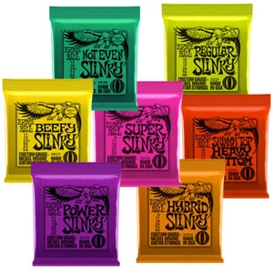 Ernie Ball Electric Guitar Strings Packs Slinky Cobalt Sets Brand New - AUS - Picture 1 of 12
