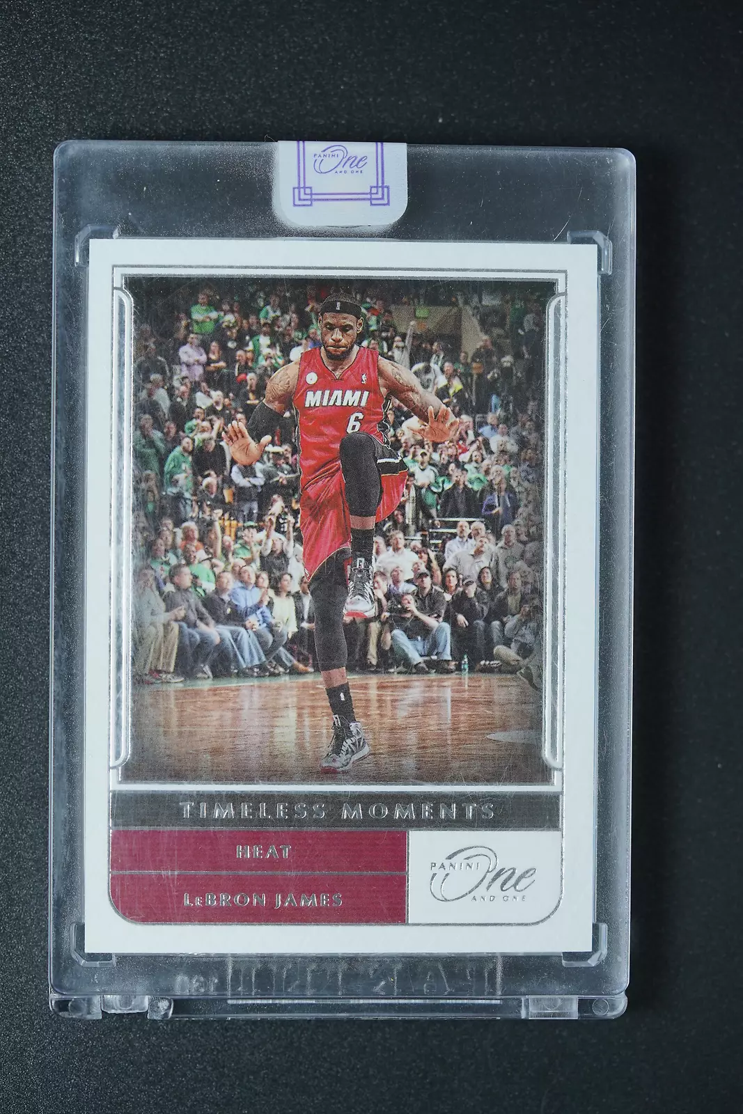 LeBron James 2021-22 Panini One and One Timeless Moments #TM-LBR Heat --X