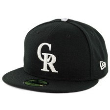 New Era 5950 Colorado Rockies 2018 ALT 3 Fitted Hat (Black) Men's MLB Cap