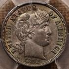 1892-O Better date Barber dime, Pcgs Ms62, super color! DavidKahnRareCoins