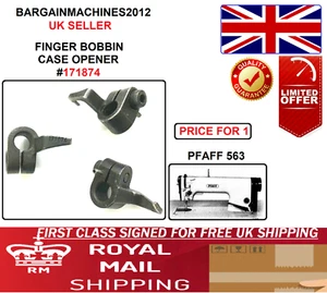 ABRIDOR DE CAJA DE BOBINA DE DEDOS PFAFF460 480 563 171874 PIEZA DE MÁQUINA DE COSER INDUSTRIAL - Imagen 1 de 4