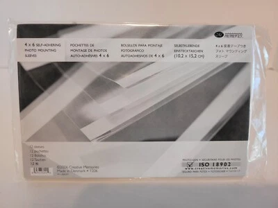 Creative Memories 4 X 6 Photo Mounting Sleeves 12 Pk NIP - Image 1 of 4