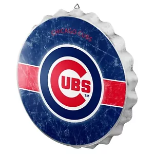 Chicago Cubs Distressed Kronkorkenschild 12,5" FOCO - Bild 1 von 1