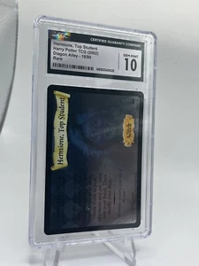 Harry Potter TCG Diagon Alley Hermione Top Student Holo Foil 18/80 CGC 10 - Picture 1 of 2