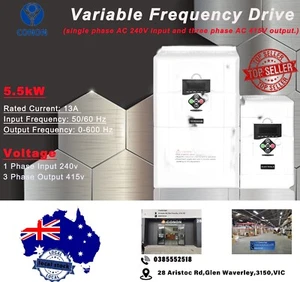 Motor Driver Frequency Inverter Electric VFD 5.5kW Single 240v to 415V - Foto 1 di 18