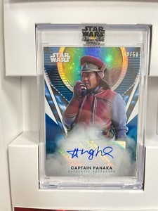 2023 Topps x Disney Star Wars Captain Panaka signed by Hugh Quarshie LE 19/50