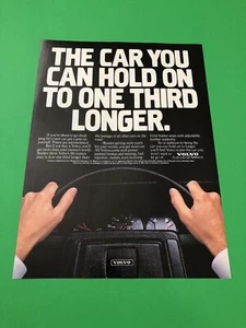1982 1983 VOLVO VINTAGE ORIGINAL PRINT AD ADVERTISEMENT PRINTED A2 - Picture 1 of 1