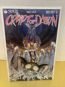 1996 Crypt of Dawn #1 Sexy Linsner Cover Art Sirius Comics NM - Picture 1 of 5