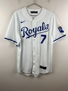 Kansas City Royals Custom #7 Juarez Jersey Nike MLB White Size M - Fan Apparel - Picture 1 of 8