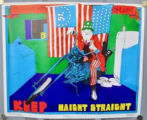 1976 KEEP HAIGHT STRAIGHT Poster STANLEY MOUSE Chet Helms SUMMER OF LOVE S.F. - Picture 1 of 5