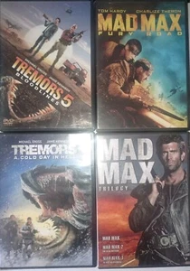 Dvd Mad Max Trilogy + Fury Road + Tremors 5 + Tremors A Cold Day In Hell Lotto - Imagen 1 de 11