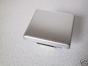 KOPP Kreuzschalter VISION stahl-silber UP Unterputz Schalter Kreuz Wechsel Aus - Bild 1 von 1