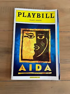 AIDA Broadway Playbill September 2002 Adam Pascal Simone - Picture 1 of 1