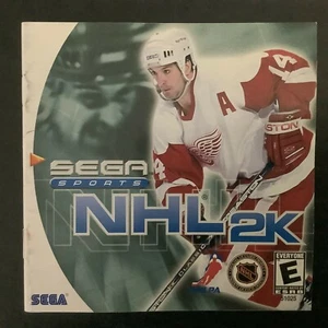 NHL 2K SEGA Dreamcast Manual de instrucciones solamente - Buen estado - Imagen 1 de 2