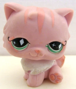 Estatuilla de gato persa rosa Littlest Pet Shop #460 - Imagen 1 de 4