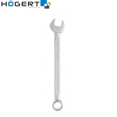 HOGERT TECHNIK Spanner Combination Wrench CRV Open Ended Round Fixed Head Spanners 6mm - 55mm