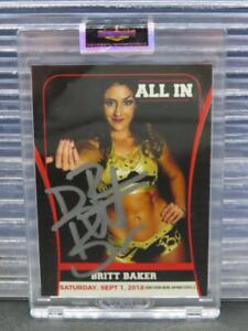 2018 Ring Of Honor All In Wrestling Dr Britt Baker DMD Auto Autograph #28