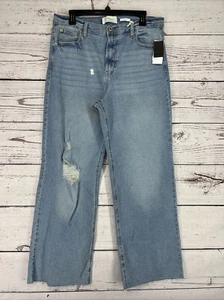 Celebrity Pink Juniors Distressed Knee Wide Leg Jeans  - Picture 1 of 7