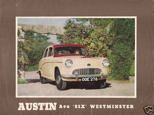 Austin A90 Westminster 1954-1956 UK Market Foldout Sales Brochure - Image 1 of 1