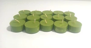 25 TEA LIGHTS IN BERGAMET HIGHLY SCENTED HANDMADE SOY WAX - Picture 1 of 10