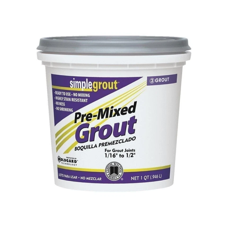 simplegrout Qt Br Wht Premix Grout - Image 1 of 1