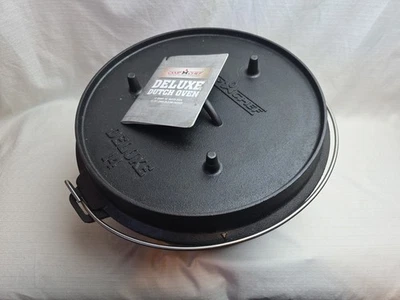 Camp Chef Lewis & Clark commemorative model DO-14 11-7/8 qt Cast Iron Dutch Oven - Image 1 of 4