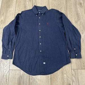 Ralph Lauren Hemd Knopf Gr Xl Herren Langarm Blau  - Bild 1 von 14