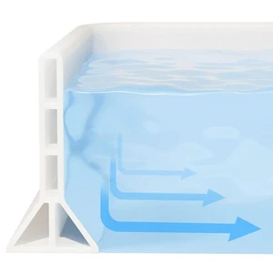 3.8'' High Shower Threshold Water Dam Collapsible 70IN Shower Water Splash Gu... - Picture 1 of 6