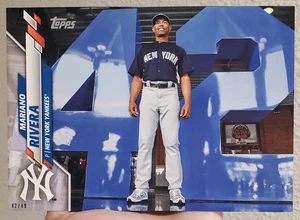 MARIANO RIVERA 2020 Topps Short Print Variation 5X7 JUMBO CARD #42/49 JERSEY # - Bild 1 von 2