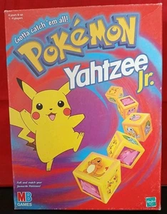 Pokémon Yahtzee Jr. 2000 Vintage Complete Board Game Nintendo MB - Picture 1 of 13