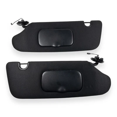 Dodge Grand Caravan 2008-2016 conjunto de pares de parasoles laterales para conductor y pasajero negro Foto 1 de 4